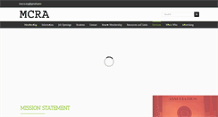 Desktop Screenshot of mocra.org