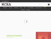 Tablet Screenshot of mocra.org